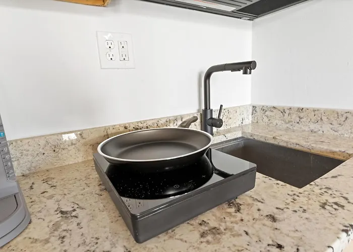 Remodeled With New Furnishings, Induction Cooktop, And Steps To The